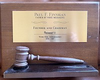 Presented by leaders of the emerging voicemail industry following Paul Finnigan’s resignation from Voicemail International (1979–1987).